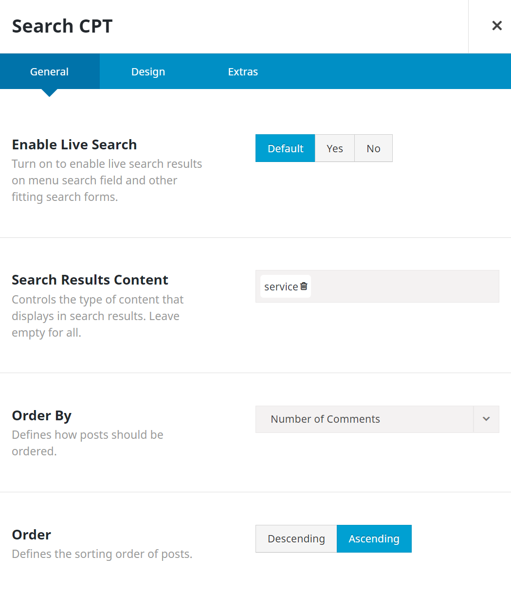 Custom Search Element for Avada Builder - 3
